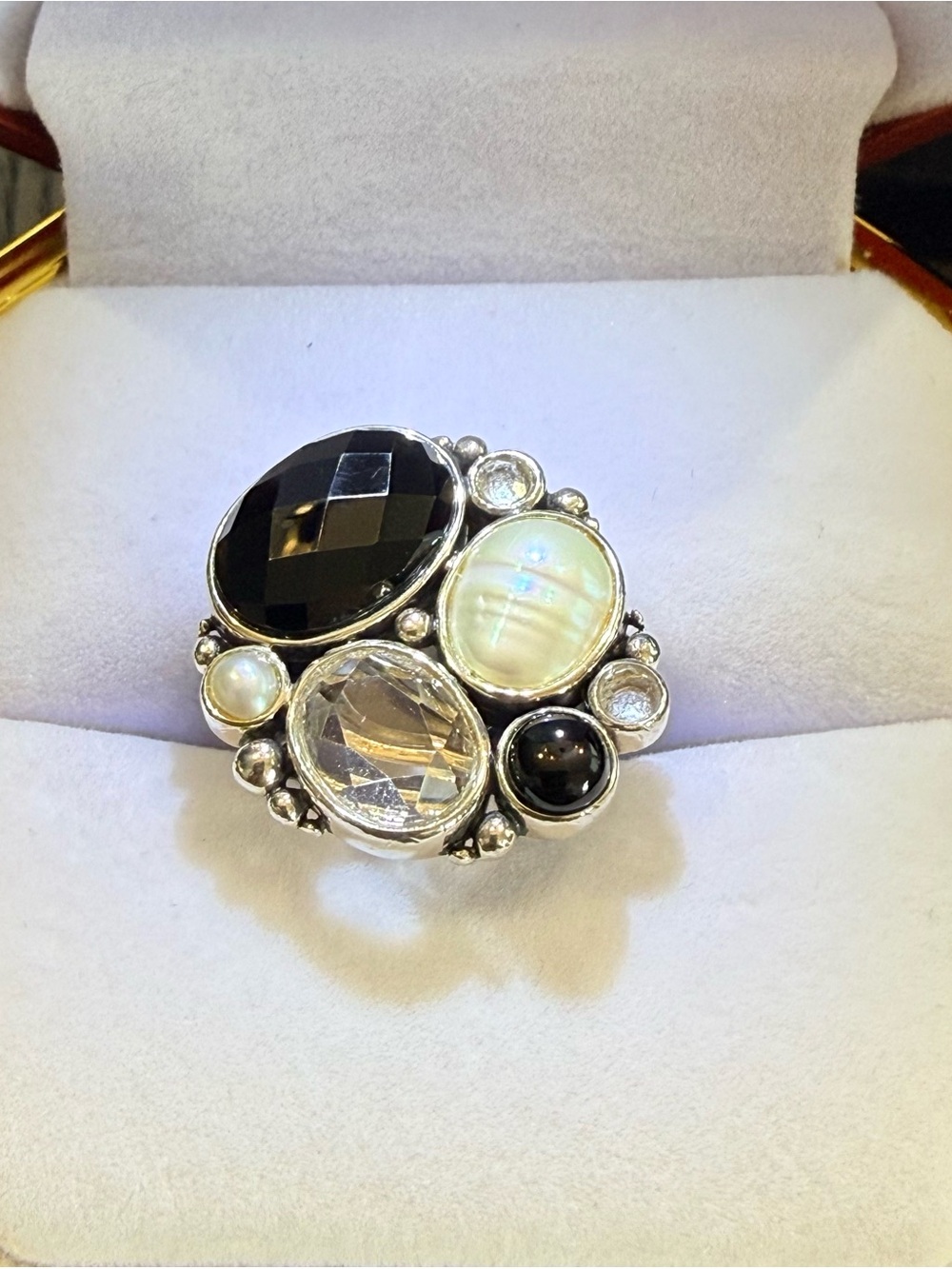 925 SILVER Margaret Thurman Echo of the Dreamer Ring ONE OF A KIND 12.9 g sz 6